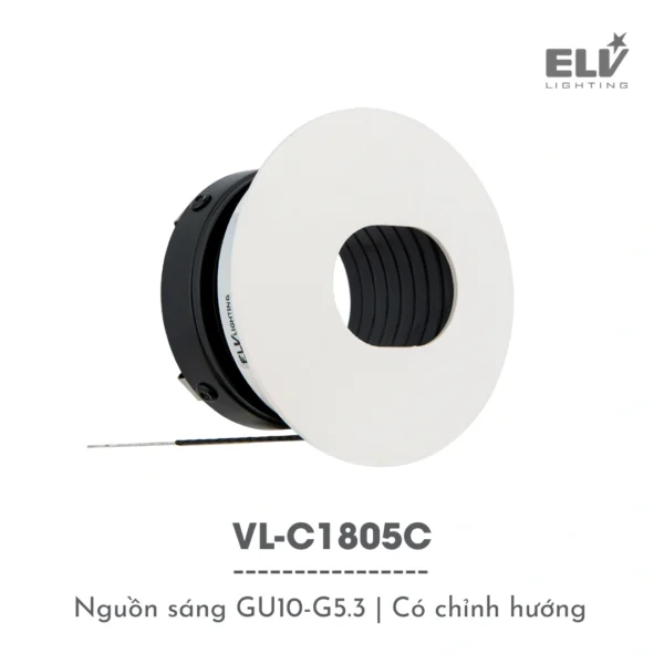 Chóa Đèn Âm Trần Chiếu Tỏa ELV - VL-C1805C