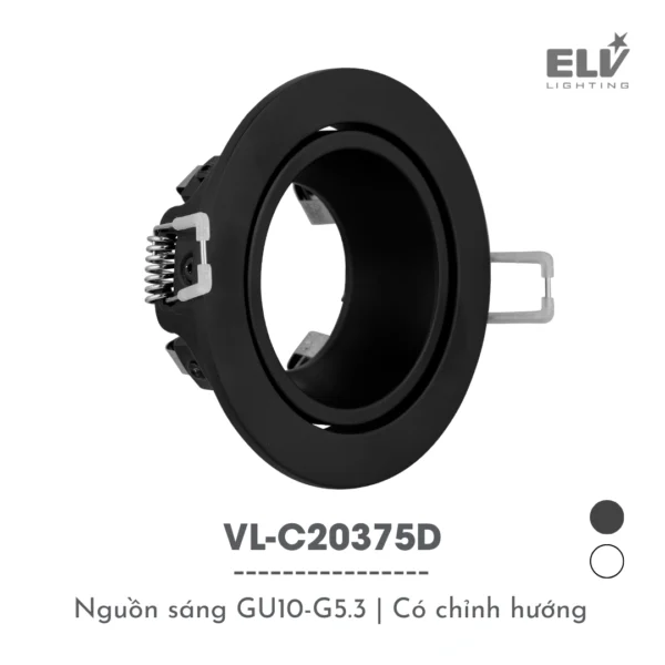 Chóa Đèn Âm Trần Chiếu Tỏa ELV - VL-C20375D