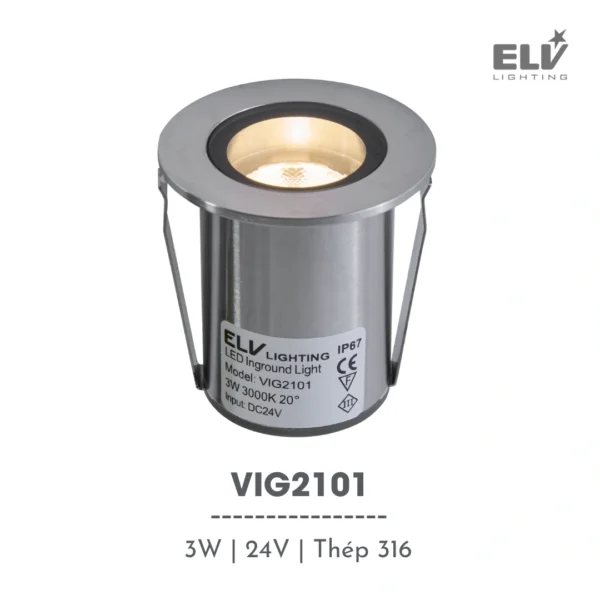 Đèn Led Âm Đất ELV - VIG2101