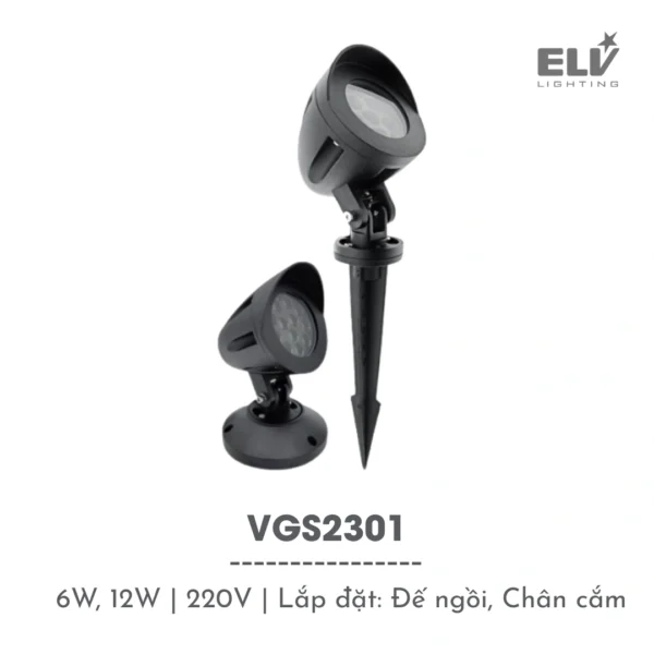 Đèn Led Cắm Cỏ ELV - VGS2301