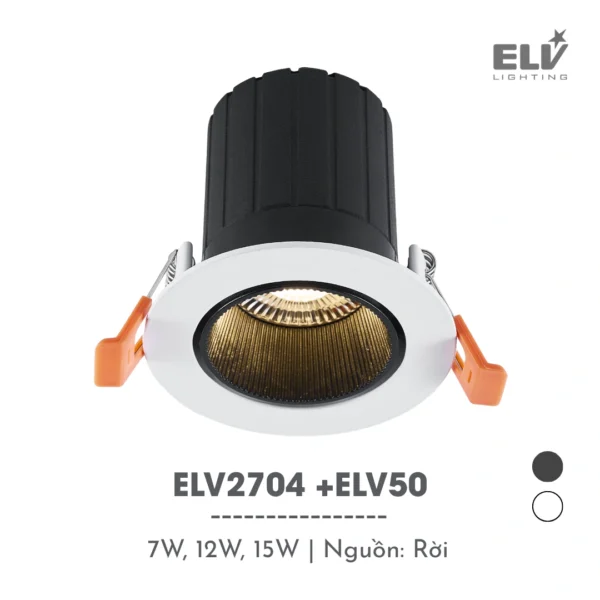 Đèn Led Module Chiếu Điểm Âm Trần ELV - ELV2704 +ELV50
