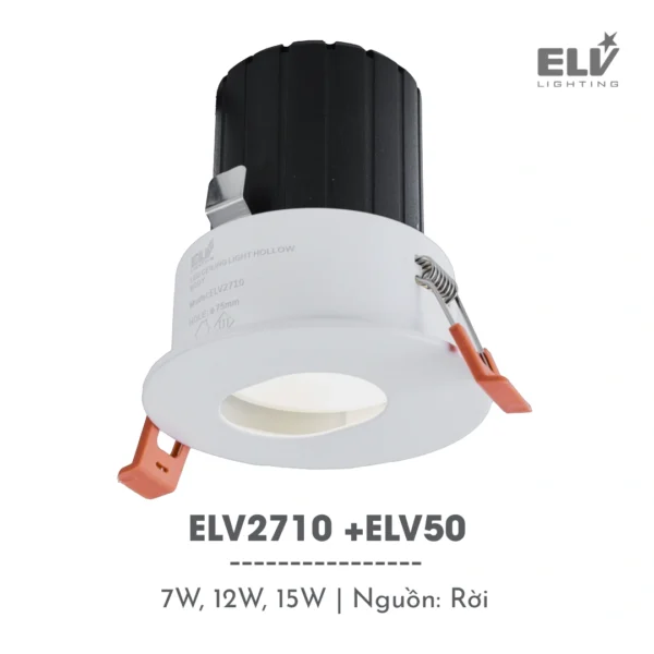Đèn Led Module Chiếu Điểm Âm Trần ELV - ELV2710 +ELV50