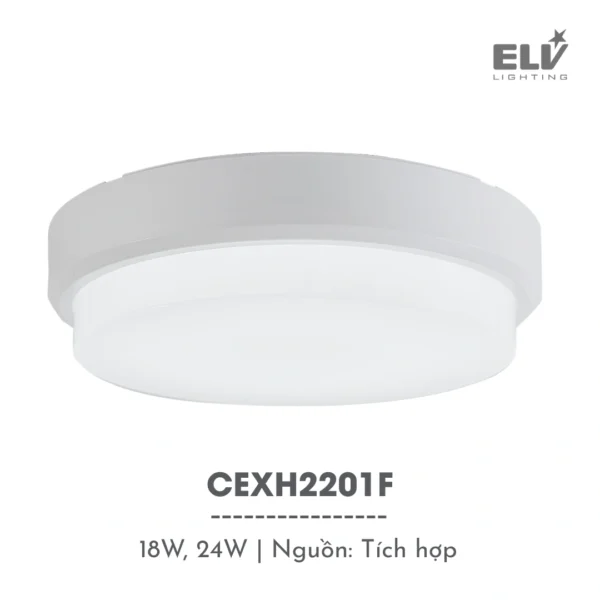 Đèn Led Ốp Trần ELV - CEXH2201F