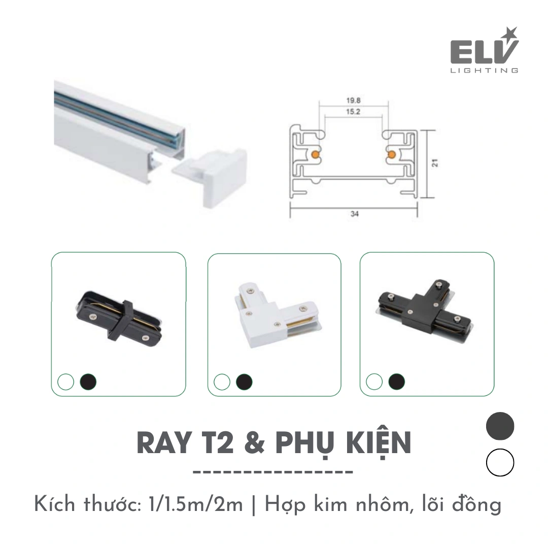 Phu Kien Ray T2PKR T2 Phụ Kiện Ray T2PKR-T2