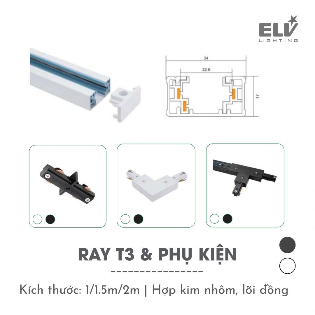 Phu Kien Ray T3PKR T3 Phụ Kiện Ray T3PKR-T3