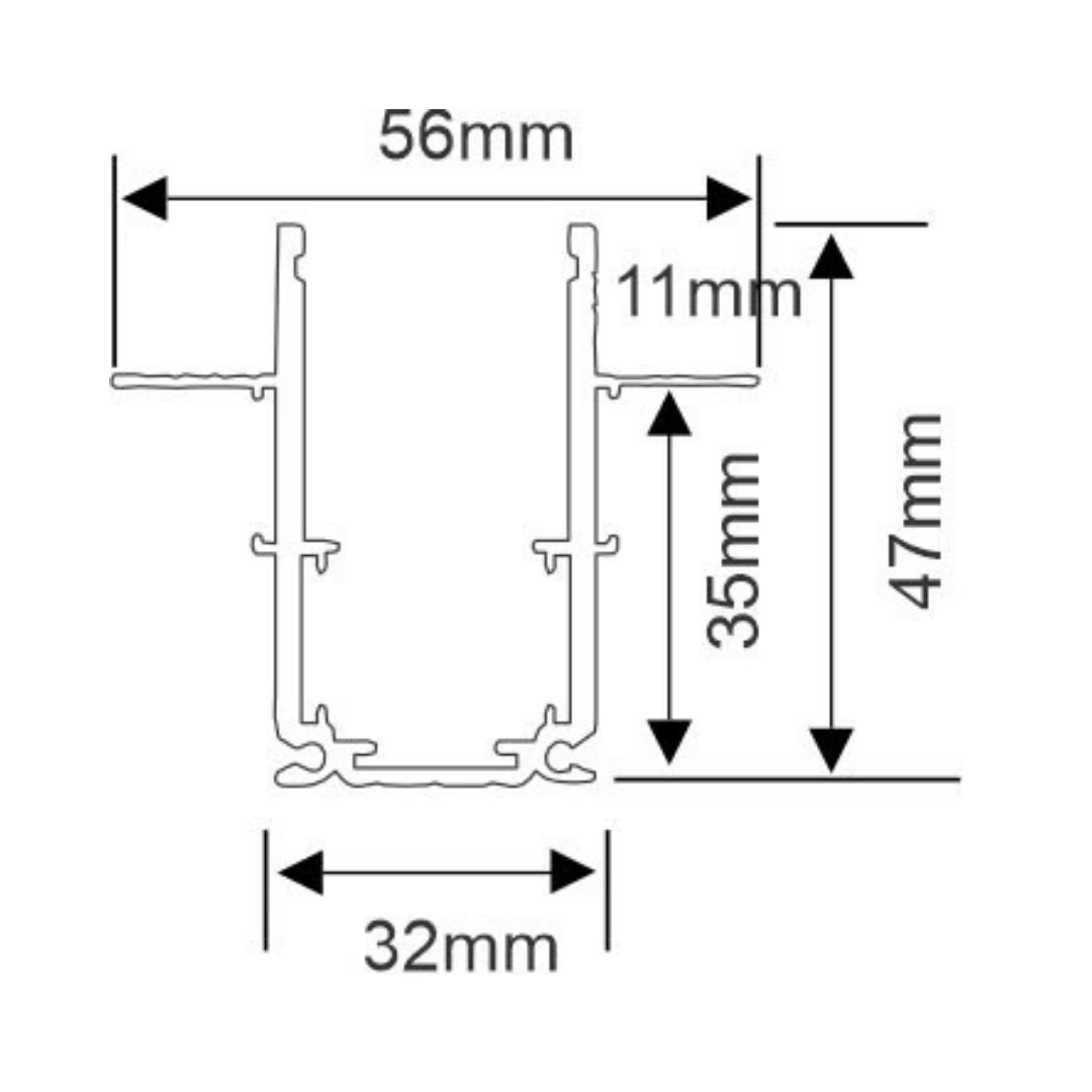 Thanh Ray Tu Lap Am ELV EMG20 RT 4 Thanh Ray Từ Lắp Âm ELV - EMG20-RT (4)