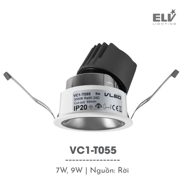 Đèn Led Âm Trần ELV - VC1
