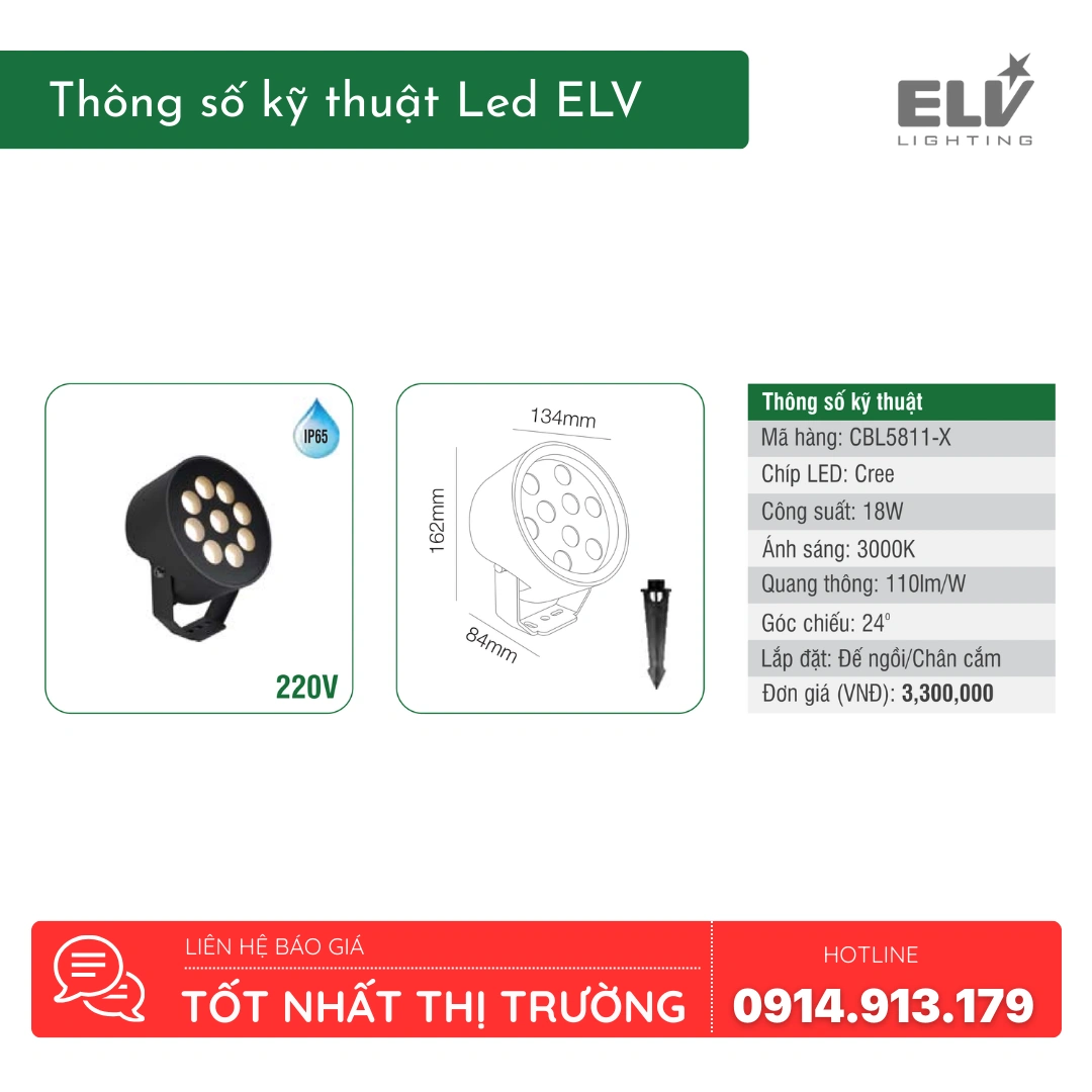 Den Led Cam Co ELV CBL5811 Den Led Cam Co ELV CBL5811