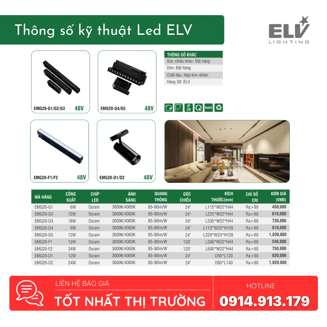 Den Ray Nam Cham ELV EMG20 D1 Den Ray Nam Cham ELV EMG20 D1